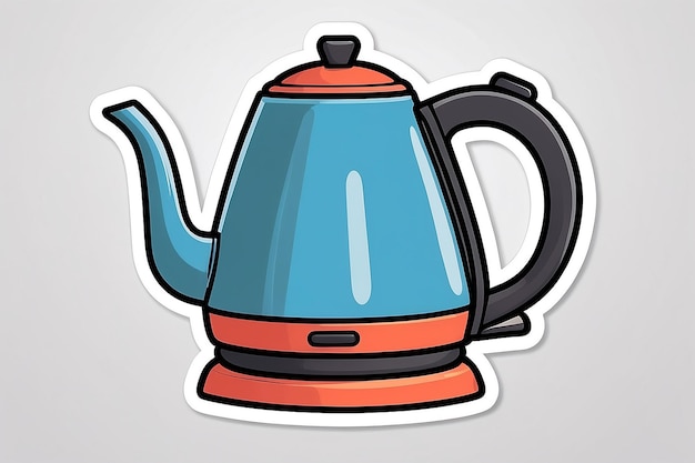 Photo kettle sticker icon