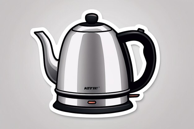 Photo kettle sticker icon