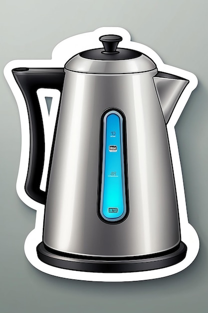 Photo kettle sticker icon