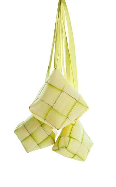 Ketupat Rice Dumpling is a traditional food of Indonesia during eid al fitr