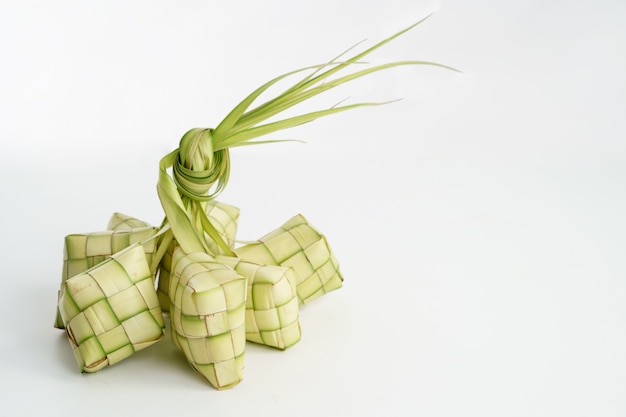 Ketupat over white