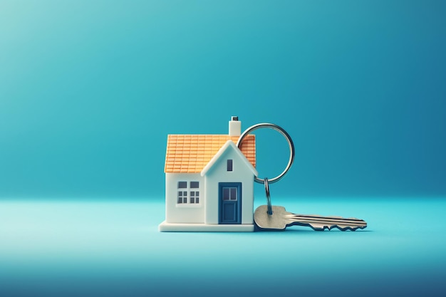 a key and a small house