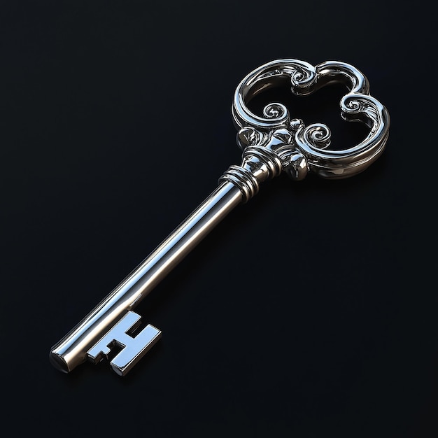 a key that is made by a letter