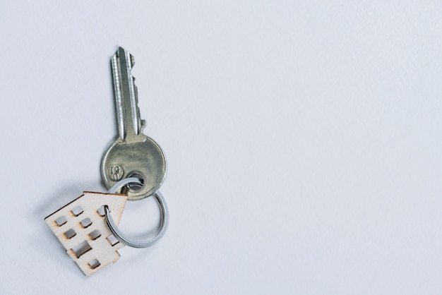 Key with house-shaped fob