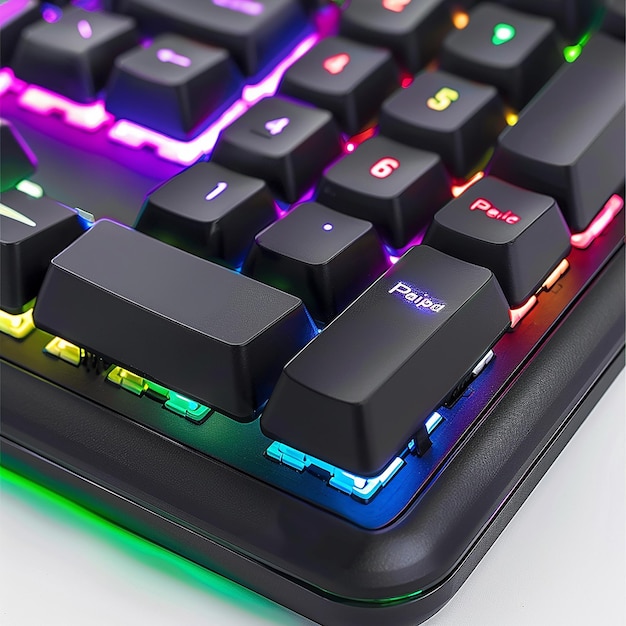 a keyboard with the word  l  on the bottom