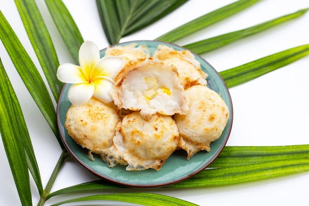 Khanom Krok Thai coconut milk dessert Coconut rice pancake