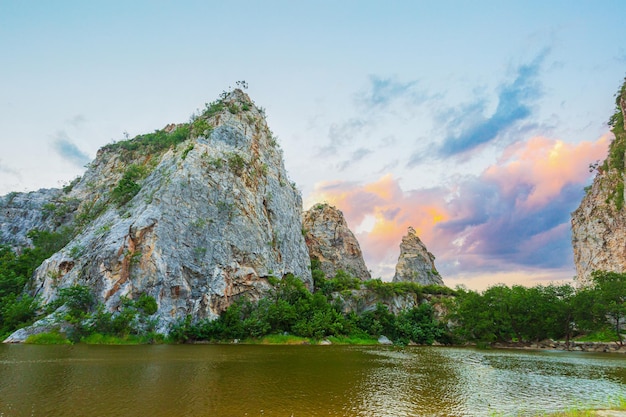 Khao Hin Snake,Landscape of Snake Mountain at Ratchaburi Province, Thailand In Thailand we call Khao