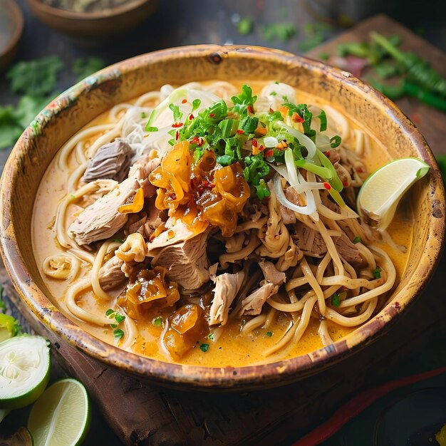 Khao Soi a Northern Thai inspired noodle dish