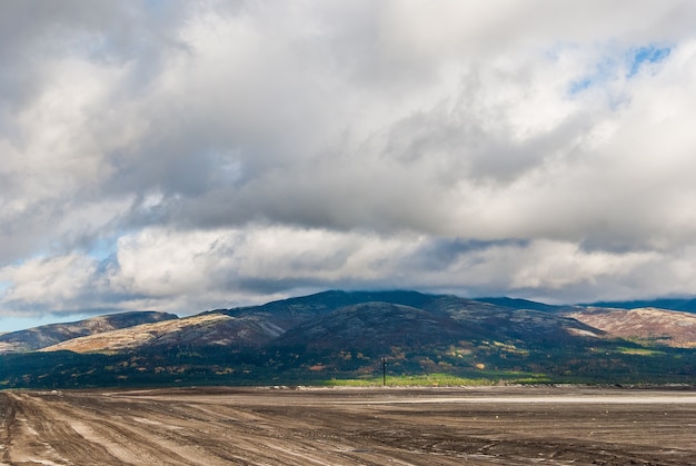 Khibiny mountain range on the Kola Peninsula.