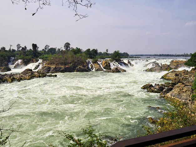 Khone Phapheng Falls in south Laos