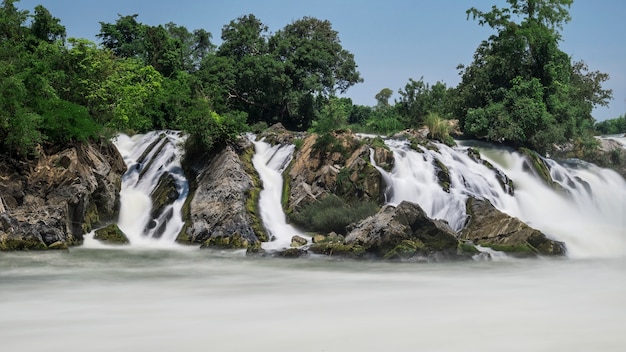 Khone Phapheng Waterfall, Southern Laos.