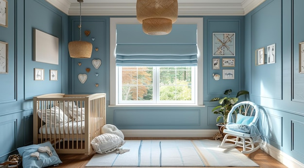 Kid bedroom interior of the house Children bedroom concept