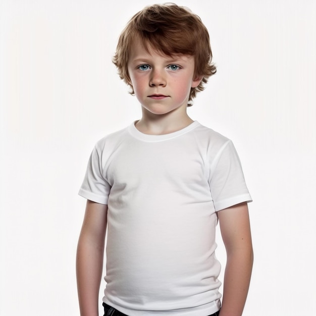 kid t shirt white