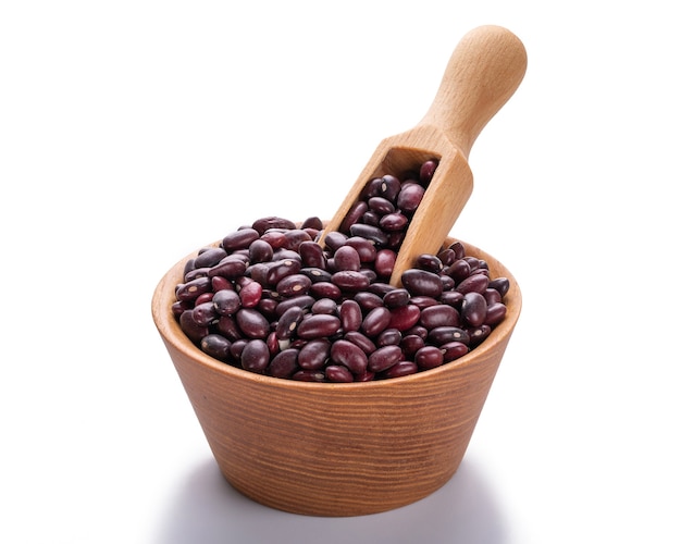 Kidney beans isolated on white background