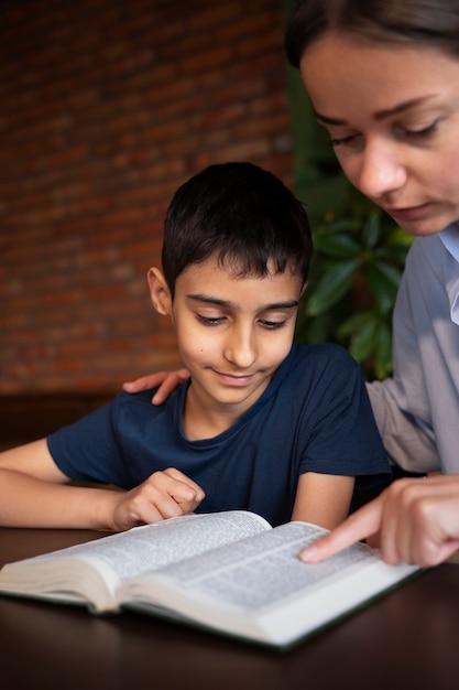 Kids being a part of sunday school