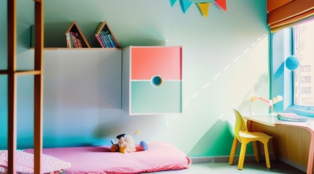 kids color happy room