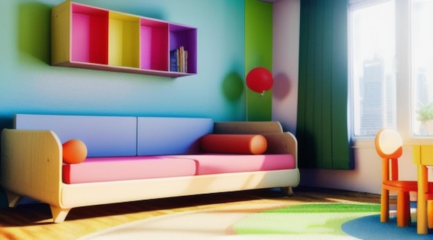 kids color happy room