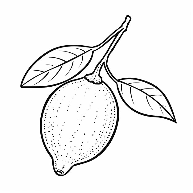 Photo kids coloring page showcasing the sweetness and bright colors of natures bounty in fruits