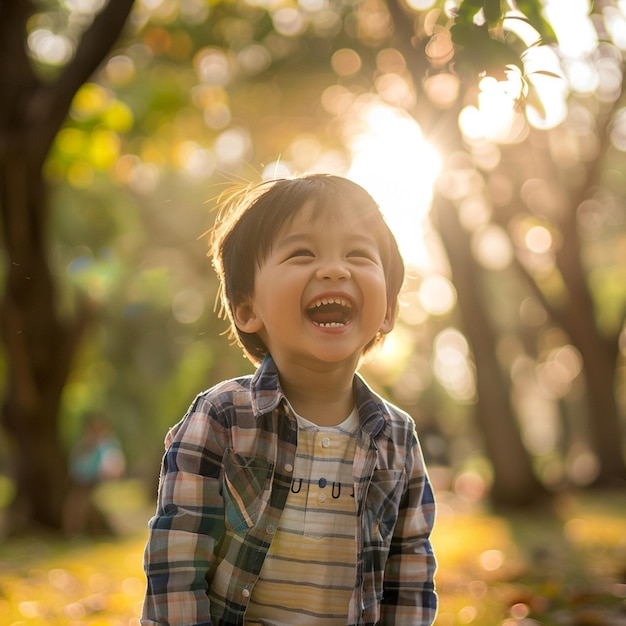 Kids Joyful Playtime in the Park