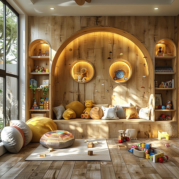 Kids playroom concepts in modern house