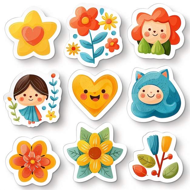 Photo kids sticker collection