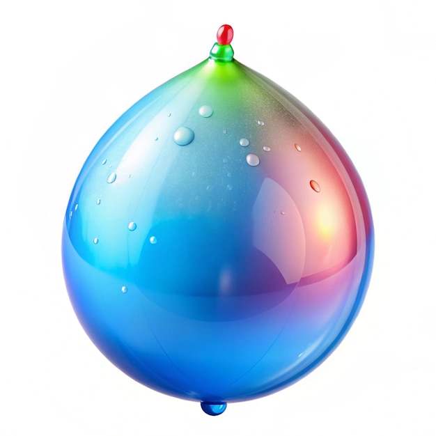 Photo kids toy water balloon ai illustration design