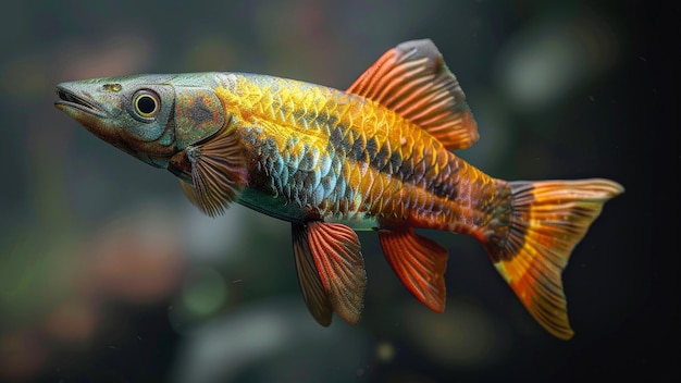 killifish realistic photo