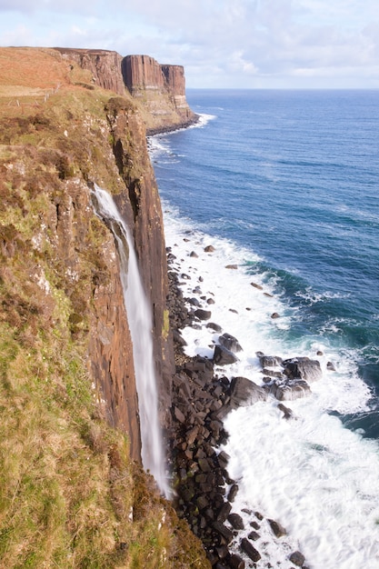 Kilt rock Waterfall Scotland