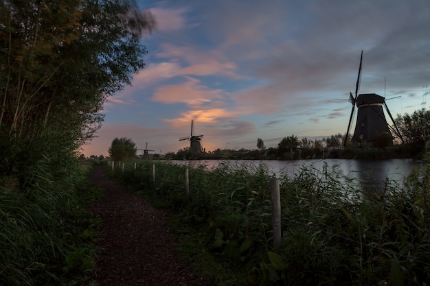 Photo kinderdijk in holland