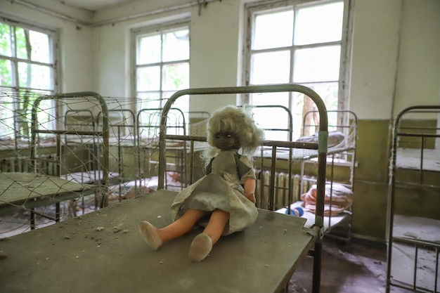 Kindergarten in Chernobyl Exclusion Zone Ukraine