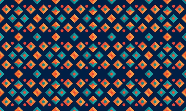 Kinetic Tangible Design Geometric Shapes Seamless Pattern for Wallpaper Background