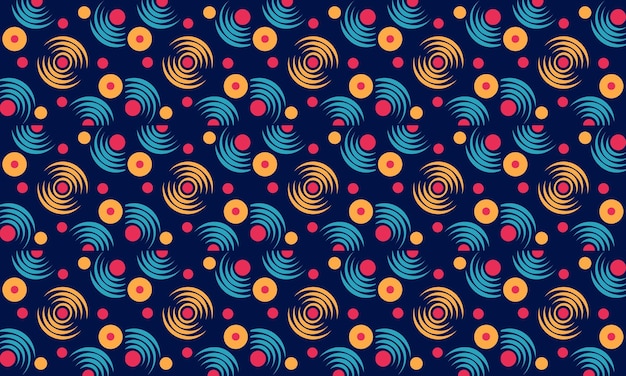 Kinetic Tangible Design Seamless Pattern Wallpaper Background