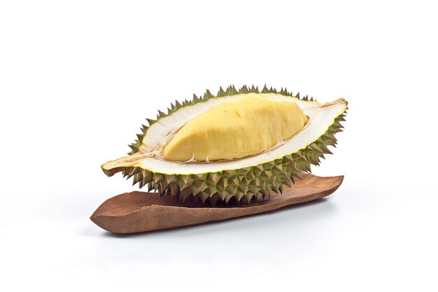 King of fruit Durian isolated on white background