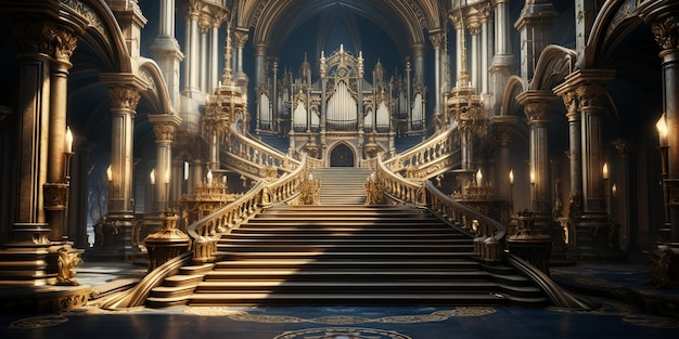 King Throne in Palace of Versailles