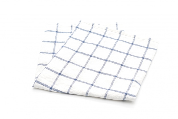 kitchen cloth (napkin) on white background