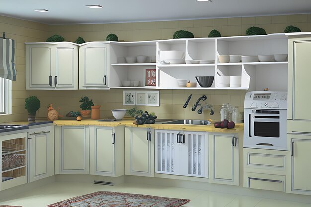 kitchen room interior