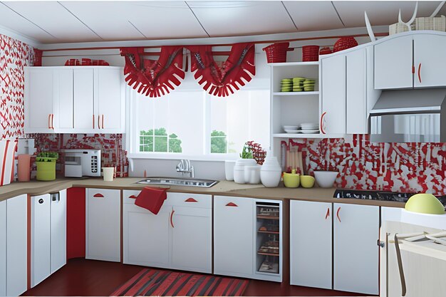 kitchen room interior