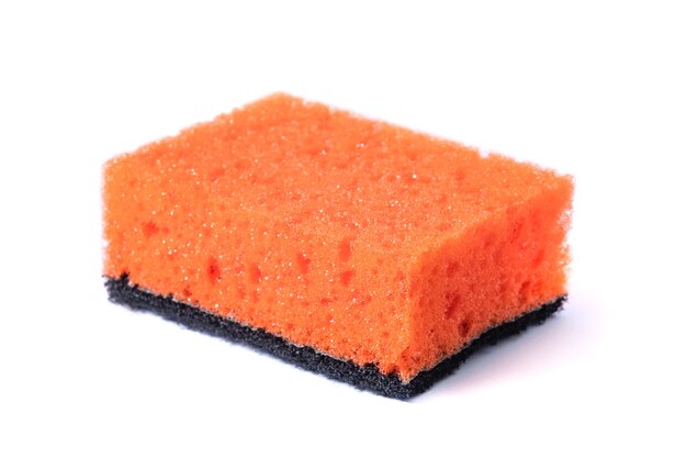 Kitchen sponge asolated on a white background. Object