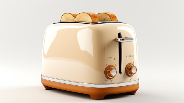 Kitchen Toaster Product Shot on a white background