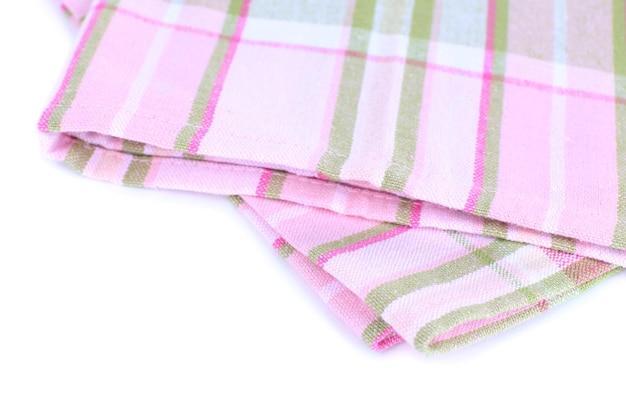 Kitchen towels isolated on white