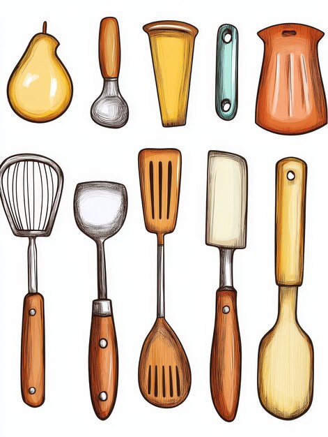 Kitchen Utensils Illustration