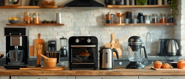 a kitchen with a stove a pot and a toaster on the counter