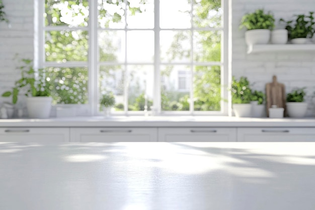 a kitchen with a window that has the word  spring  on the window sill