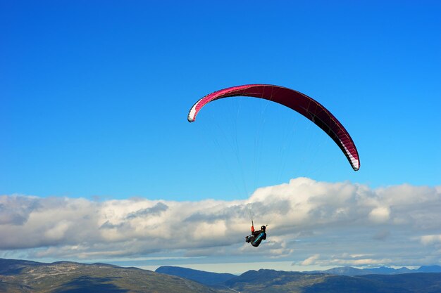 Kite flyer in the sky background hd