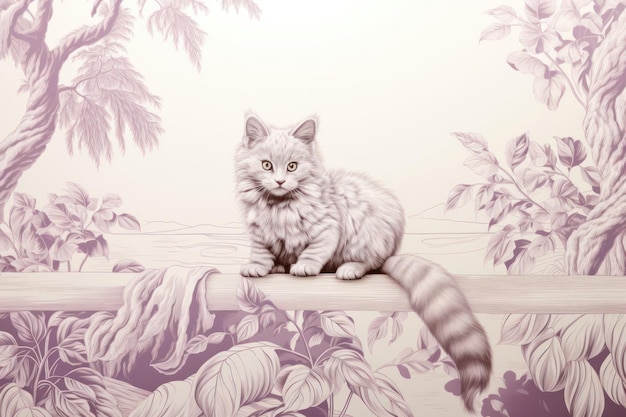 Photo kitten cat wallpaper drawing animal