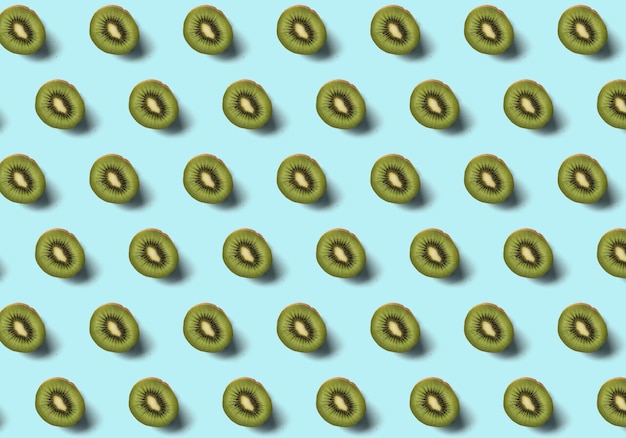 Kiwi - food patterns Backgrounds