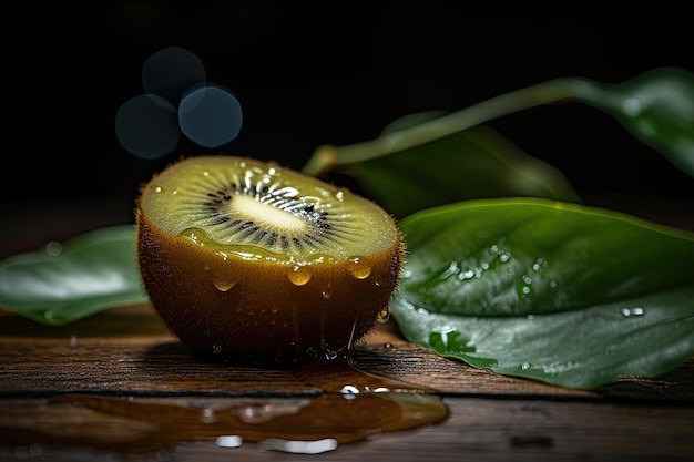 Kiwi fresh juicy and ready to taste generative IA