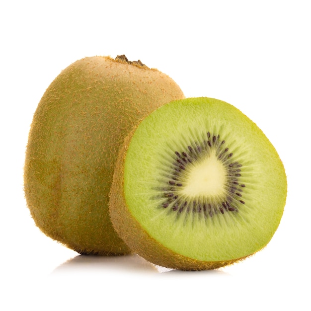 Kiwi fruit isolated on white background