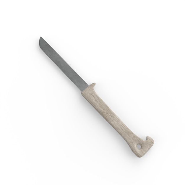 Knife 3d modelling