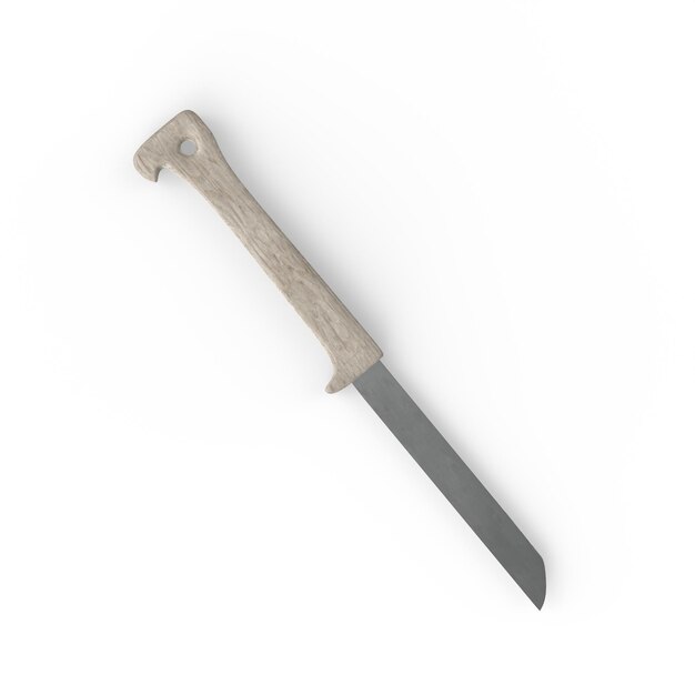 Knife 3d modelling